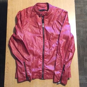 Zara - Red Moto Jacket